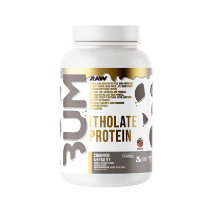 Raw - CBUM Itholate - Champion's Mentality (Cookies & Cream) 25serv - Whey Protein - Animal Supps | Sports Nutrition & Supplement Store | Vineland, NJ