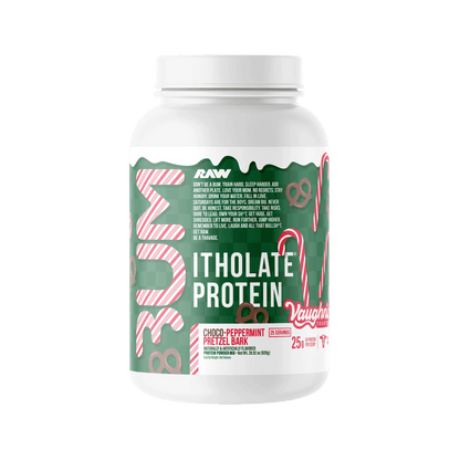 Raw - CBUM Itholate - Choco - Peppermint Pretzel Bark (Vaughn's Treats) 25serv - Whey Protein - Animal Supps | Sports Nutrition & Supplement Store | Vineland, NJ