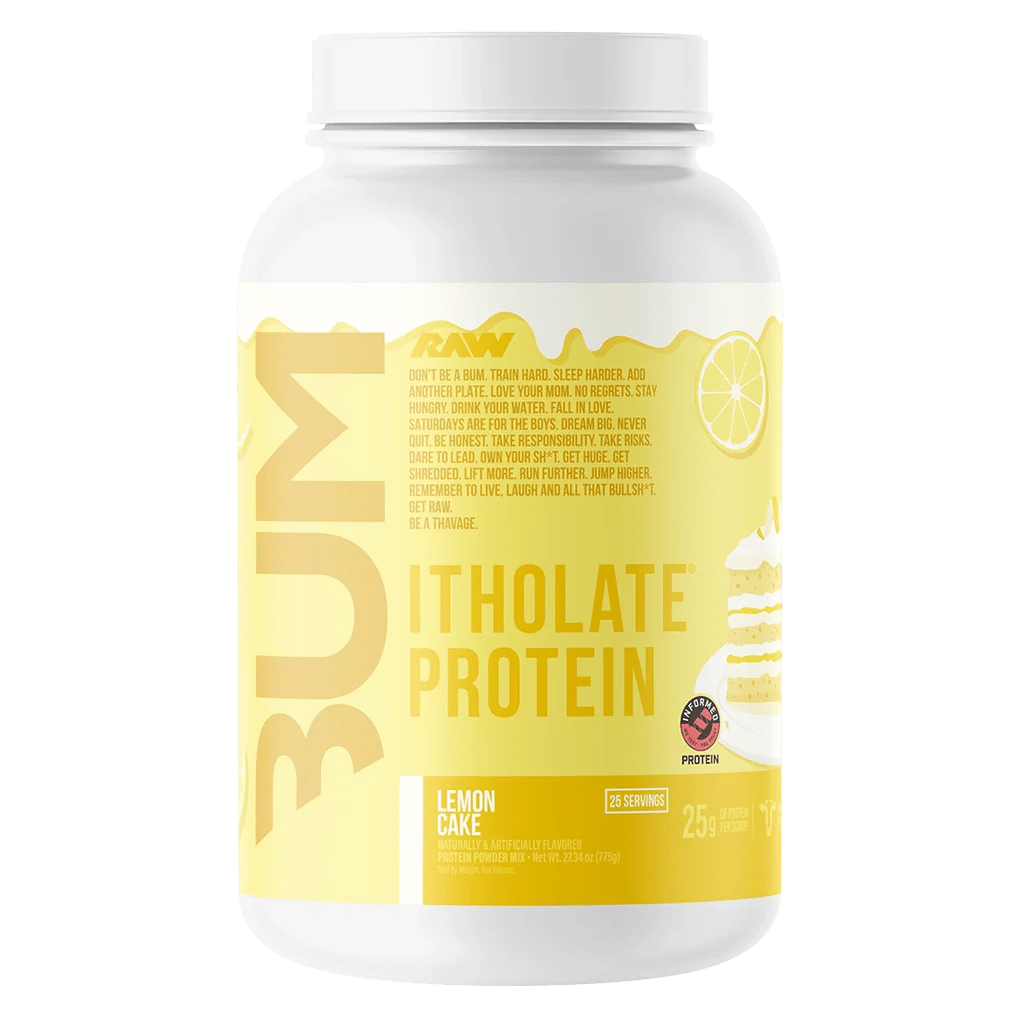 Raw - CBUM Itholate - Lemon Cake 25serv - Whey Protein - Animal Supps | Sports Nutrition & Supplement Store | Vineland, NJ