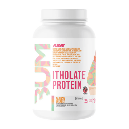 Raw - CBUM Itholate - Rainbow Sherbet 25serv - Whey Protein - Animal Supps | Sports Nutrition & Supplement Store | Vineland, NJ