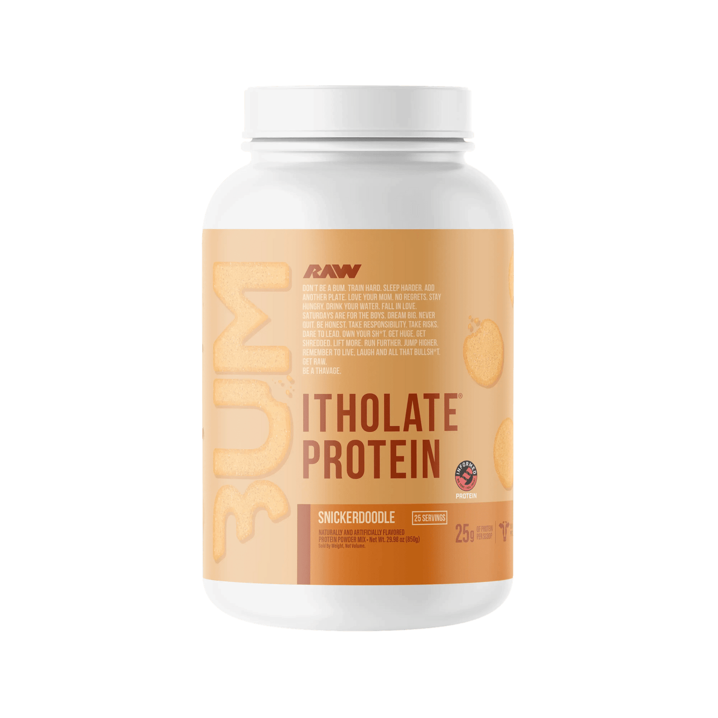 Raw - CBUM Itholate - Snickerdoodle 25serv - Whey Protein - Animal Supps | Sports Nutrition & Supplement Store | Vineland, NJ
