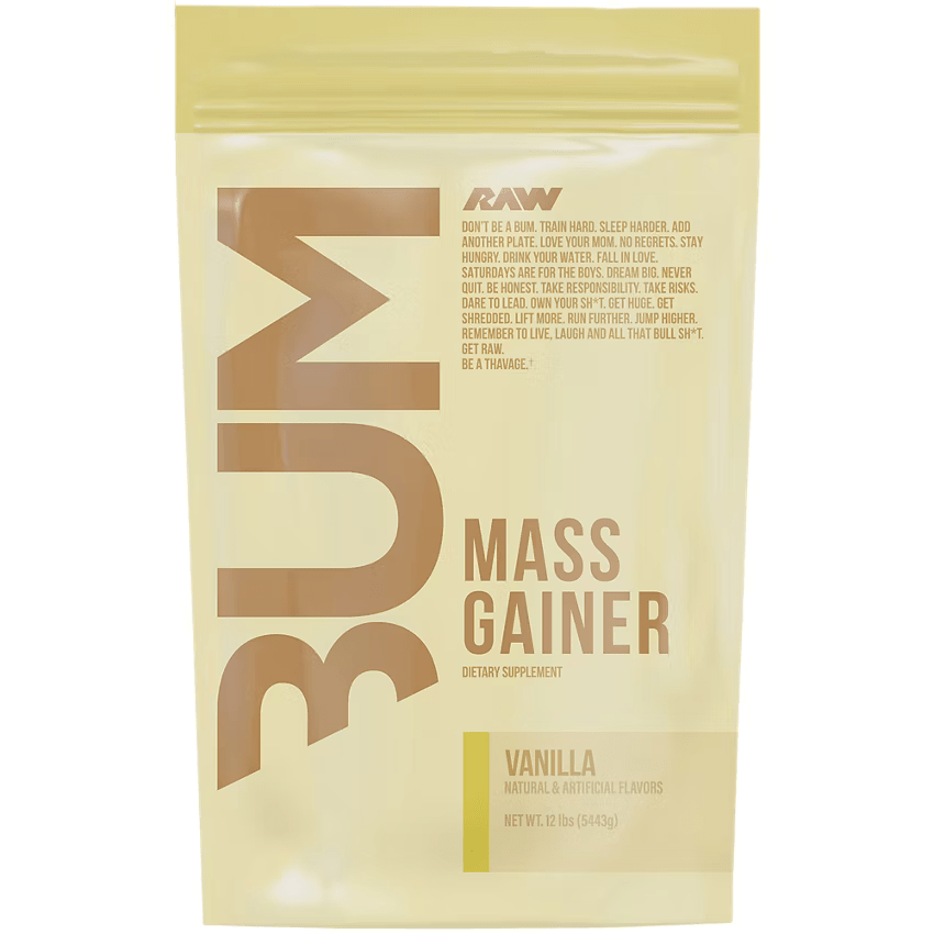 Raw - CBUM Mass Gainer - Vanilla 12lb - Whey Protein - Animal Supps | Sports Nutrition & Supplement Store | Vineland, NJ