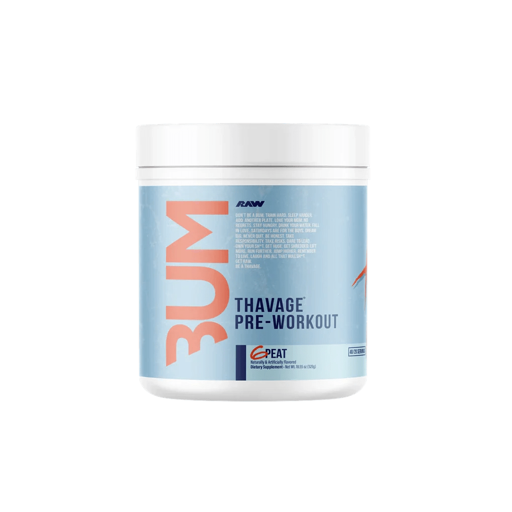 Raw - CBUM Thavage Pre - Workout - 6 Peat 20/40serv - Pre - Workout - Animal Supps | Sports Nutrition & Supplement Store | Vineland, NJ