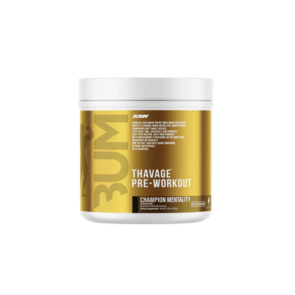 Raw - CBUM Thavage Pre - Workout - Champion Mentality (Citrus Slush) 20/40serv - Pre - Workout - Animal Supps | Sports Nutrition & Supplement Store | Vineland, NJ