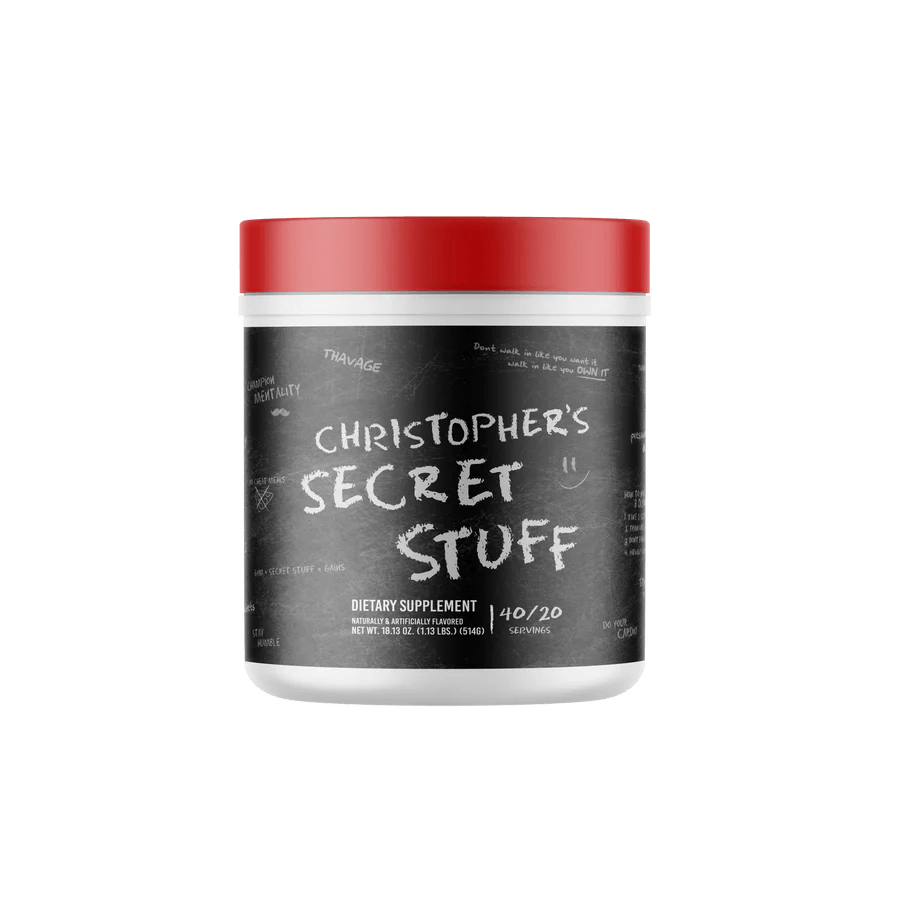 Raw - CBUM Thavage Pre - Workout - Christopher's Secret Stuff 20/40serv - Pre - Workout - Animal Supps | Sports Nutrition & Supplement Store | Vineland, NJ