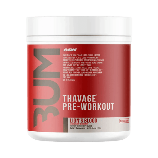 Raw - CBUM Thavage Pre - Workout - Pre - Workout - Animal Supps | Sports Nutrition & Supplement Store | Vineland, NJ