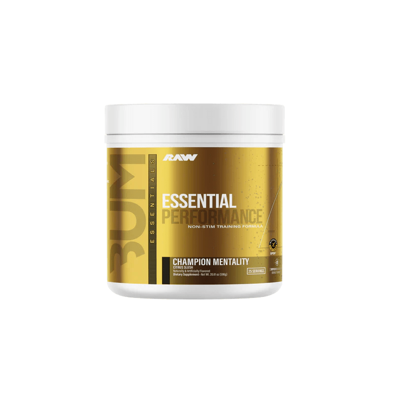 Raw - Essential Performance Stim - Free Pre - Workout - Champion Mentality (Citrus Slush) - Pre - Workout - Animal Supps | Supplement, Sports Nutrition, and Vitamin Shop | Vineland NJ