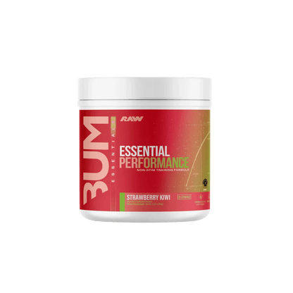 Raw - Essential Performance Stim - Free Pre - Workout - Strawberry Kiwi - Pre - Workout - Animal Supps | Sports Nutrition & Supplement Store | Vineland, NJ