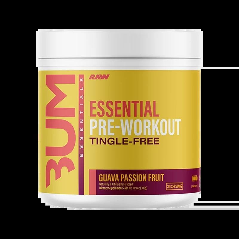 RAW Nutrition – Essential Pre-Workout Tingle-Free - Guava Passion Fruit - Pre-Workout -Animal Supps | Supplement, Sports Nutrition, and Vitamin Shop | Vineland NJ