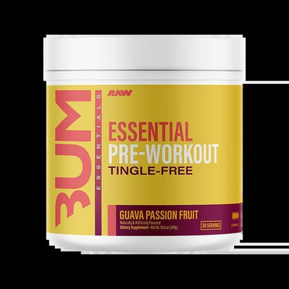 RAW Nutrition – Essential Pre-Workout Tingle-Free - Guava Passion Fruit - Pre-Workout -Animal Supps | Supplement, Sports Nutrition, and Vitamin Shop | Vineland NJ