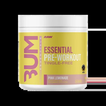 RAW Nutrition – Essential Pre-Workout Tingle-Free - Pink Lemonade - Pre-Workout -Animal Supps | Supplement, Sports Nutrition, and Vitamin Shop | Vineland NJ