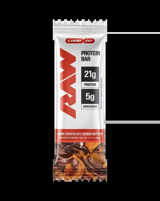 Raw Protein Bar - Dark Chocolate Cookie Butter Single - Food/Snacks - Animal Supps | Supplement, Sports Nutrition, and Vitamin Shop | Vineland NJ