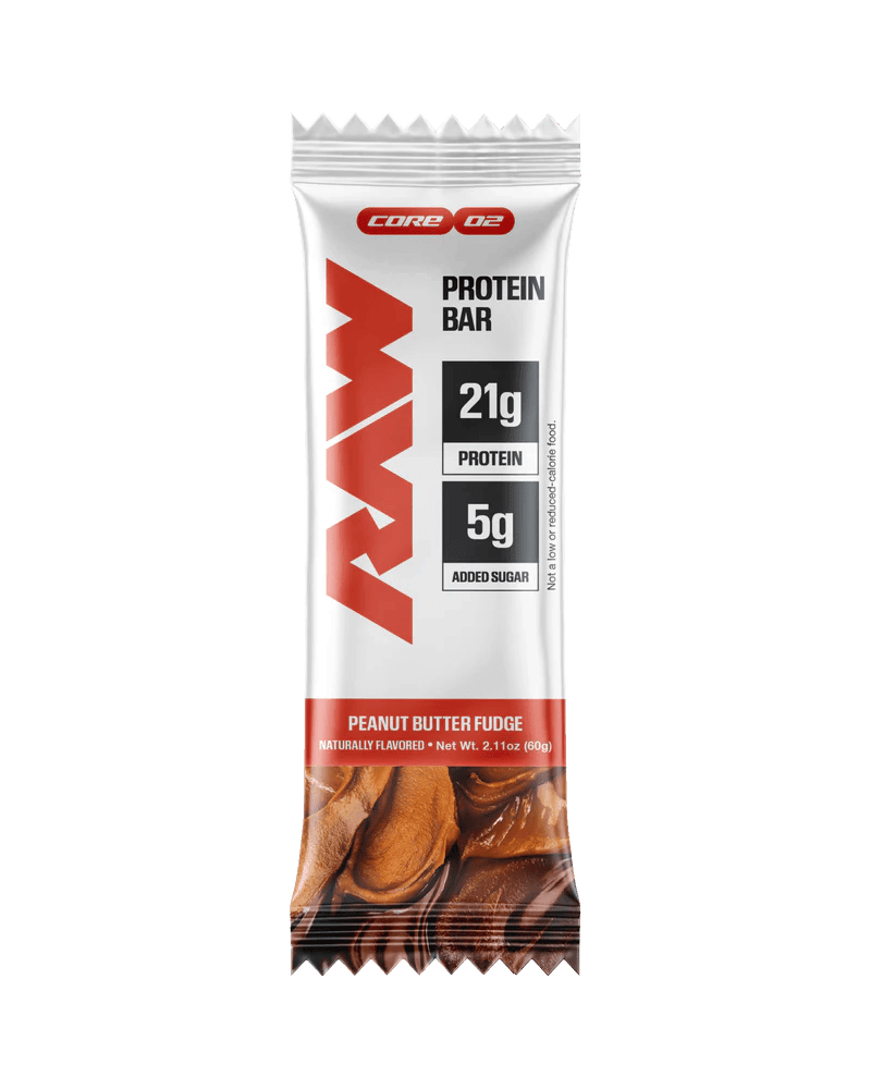 Raw Protein Bar - Peanut Butter Fudge Single - Food/Snacks - Animal Supps | Supplement, Sports Nutrition, and Vitamin Shop | Vineland NJ