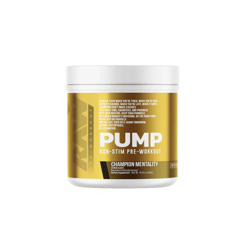 Raw - Pump - Champion Mentality - Citrus Slush 20/40serv - Pre - Workout - Animal Supps | Supplement, Sports Nutrition, and Vitamin Shop | Vineland NJ