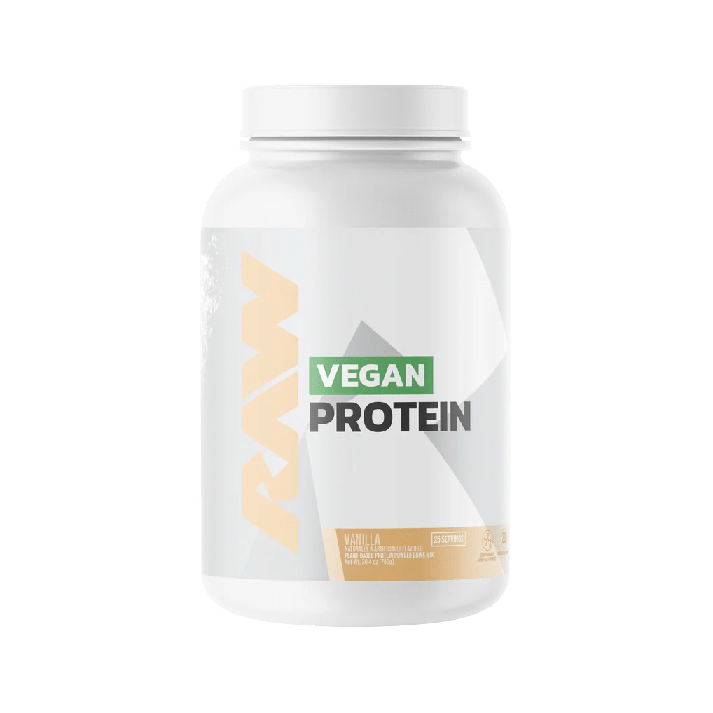 Raw - Vegan Protein - Vanilla 25serv - Protein - Animal Supps | Sports Nutrition & Supplement Store | Vineland, NJ