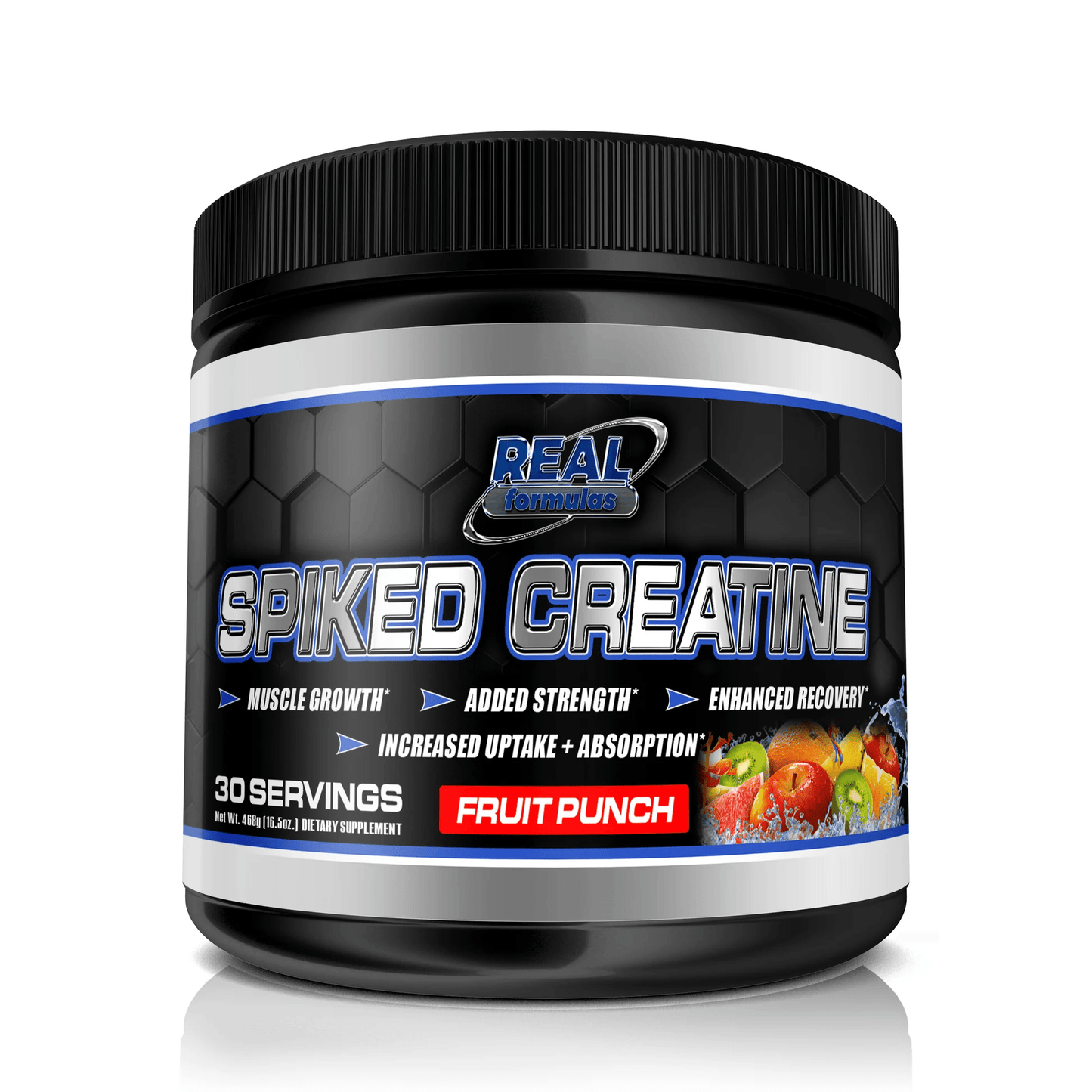 Real Formulas - Spiked Creatine - Fruit Punch - Creatine - Animal Supps | Sports Nutrition & Supplement Store | Vineland, NJ