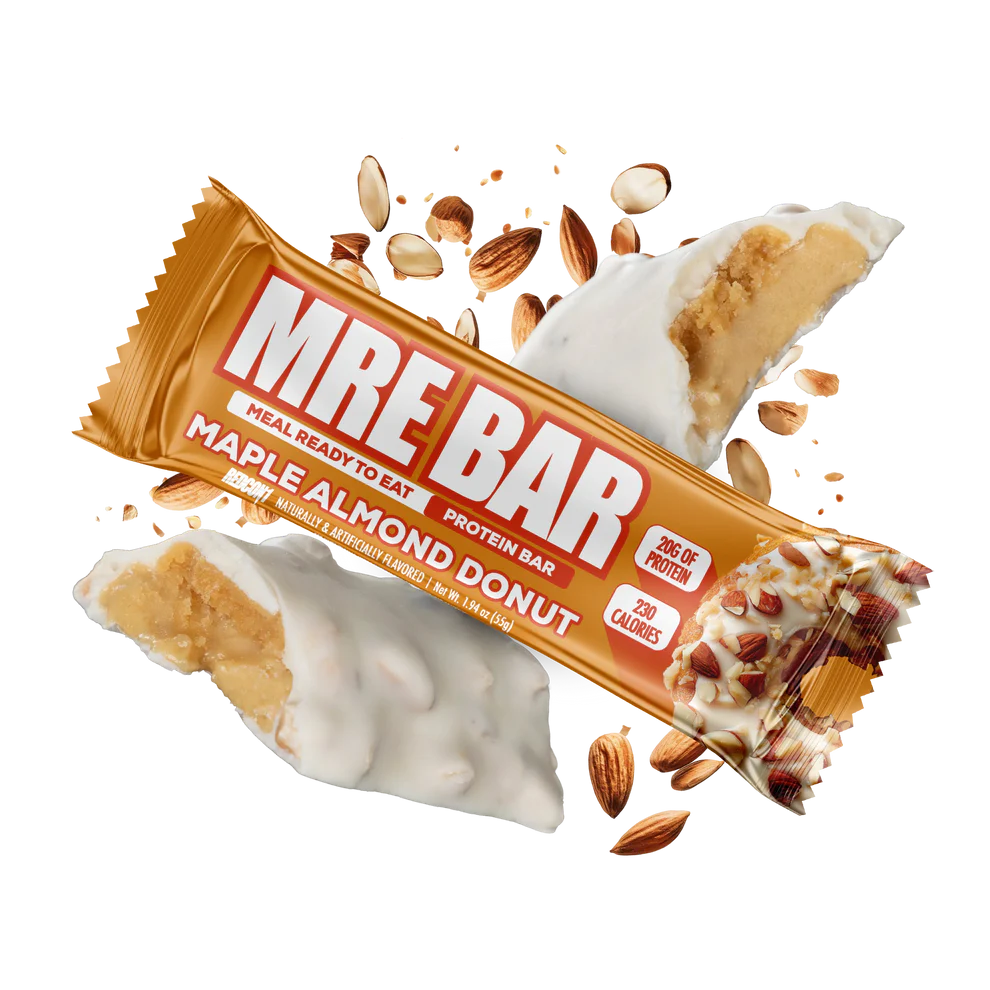 Redcon1 - MRE Bar - Maple Almond Donut - Protein Bar - Animal Supps | Supplement, Sports Nutrition, and Vitamin Shop | Vineland NJ