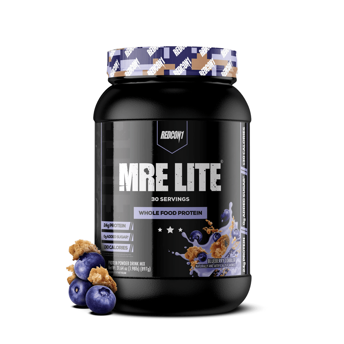 Redcon1 - MRE Lite Protein - Blueberry Cobbler 2lb - Whole Food Protein - Animal Supps | Sports Nutrition & Supplement Store | Vineland, NJ