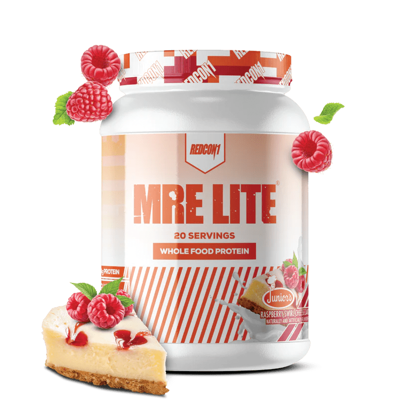 Redcon1 - MRE Lite Protein - Juniors Raspberry Swirl 2lb - Whole Food Protein - Animal Supps | Sports Nutrition & Supplement Store | Vineland, NJ