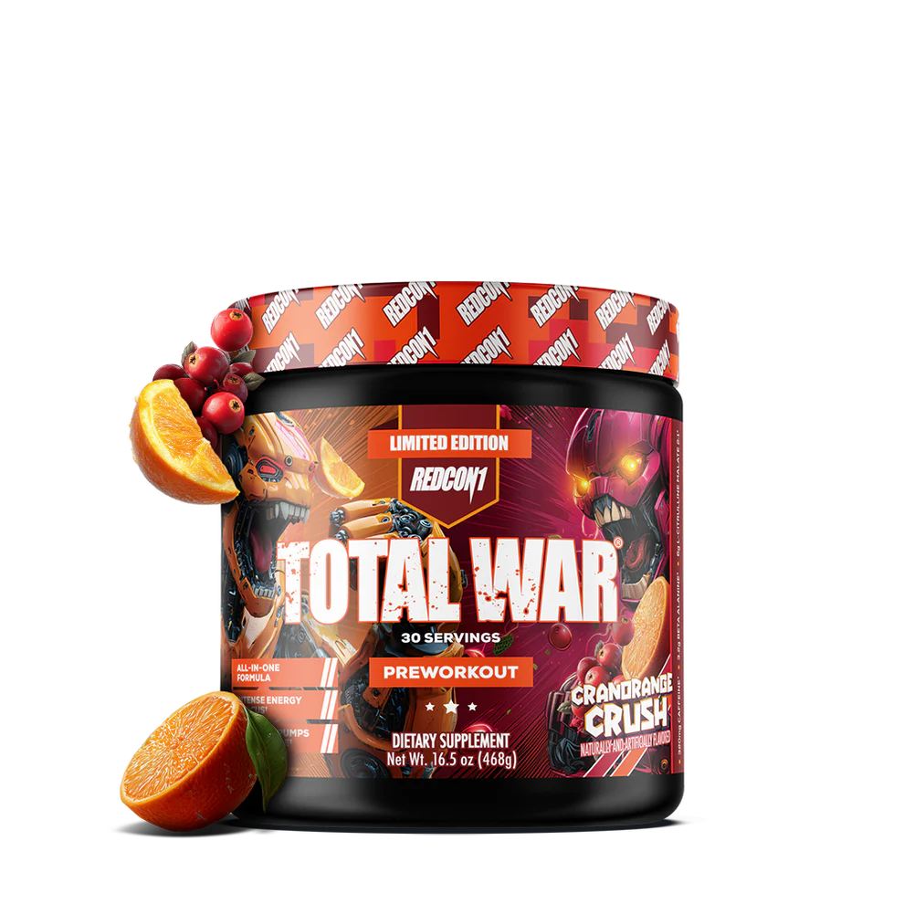 Redcon1 - Total War - Carnorange Crush (Limited Edition) 30serv - Pre - Workout - Animal Supps | Supplement, Sports Nutrition, and Vitamin Shop | Vineland NJ