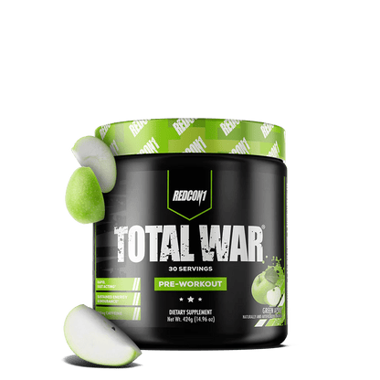 Redcon1 - Total War - Green Apple 30serv - Pre - Workout - Animal Supps | Sports Nutrition & Supplement Store | Vineland, NJ
