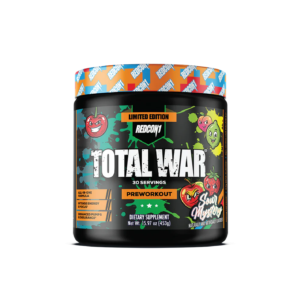 Redcon1 - Total War - Sour Mystery (Limited Edition) 30serv - Pre - Workout - Animal Supps | Supplement, Sports Nutrition, and Vitamin Shop | Vineland NJ