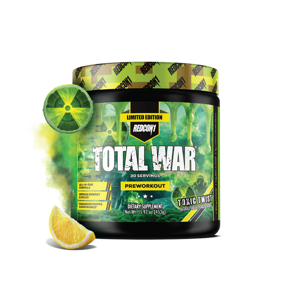 Redcon1 - Total War - Toxic Waste (Limited Edition) 30serv - Pre - Workout - Animal Supps | Supplement, Sports Nutrition, and Vitamin Shop | Vineland NJ
