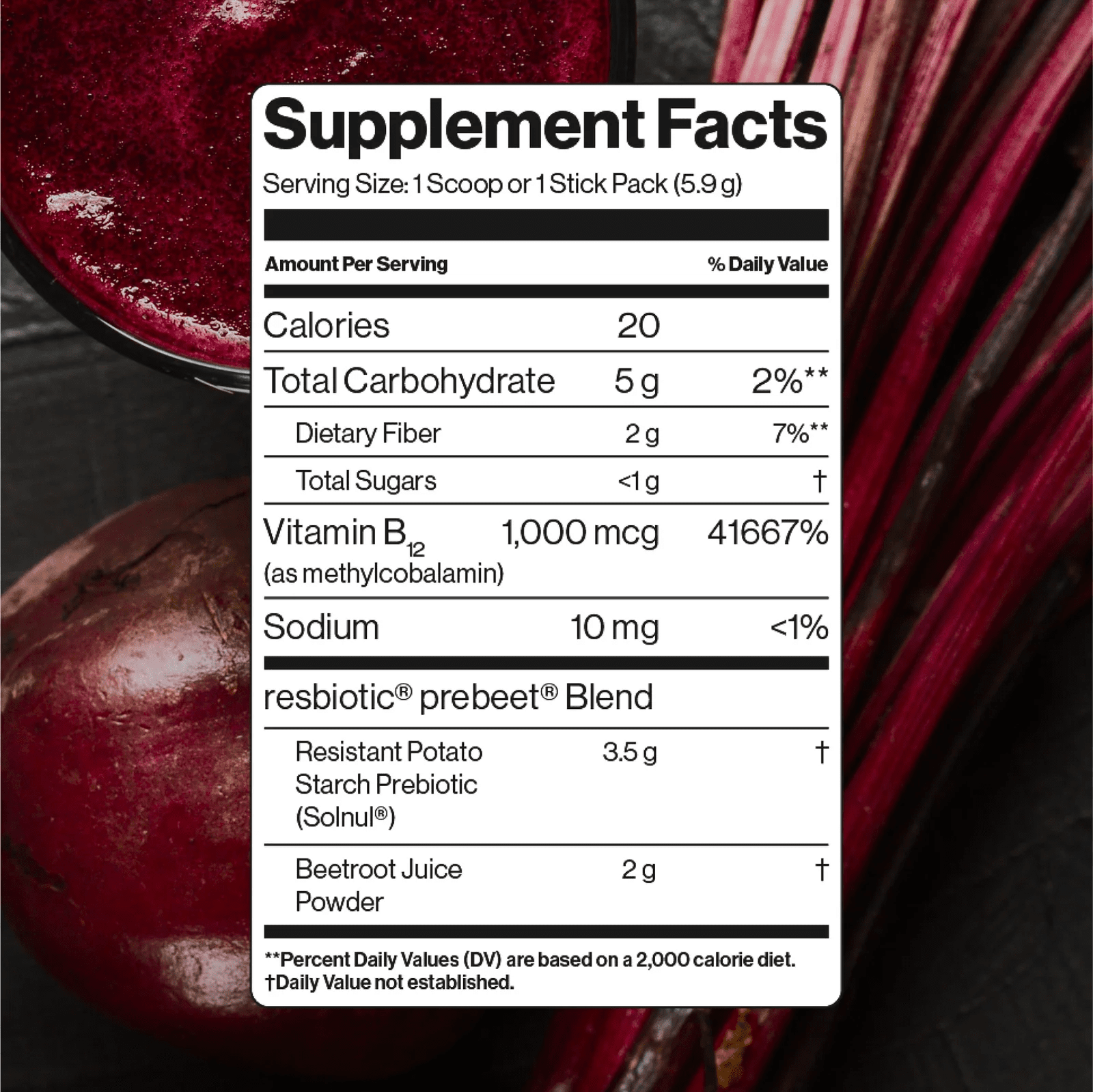 resbiotic® - resG prebeet® ENERGY Prebiotic - 15ct - Energy - Animal Supps | Sports Nutrition & Supplement Store | Vineland, NJ