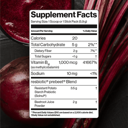 resbiotic® - resG prebeet® ENERGY Prebiotic - 15ct - Energy - Animal Supps | Sports Nutrition & Supplement Store | Vineland, NJ