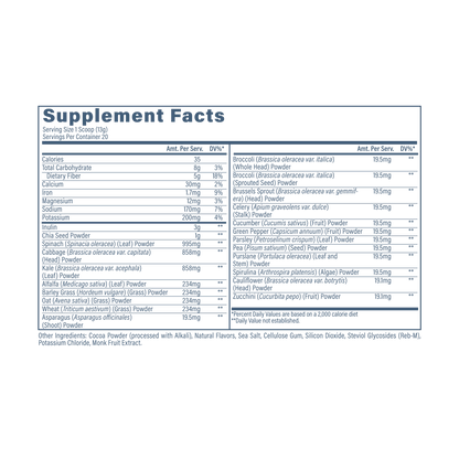 Revive - Daily Greens - Chocolate - Vitamin & Mineral - Animal Supps | Sports Nutrition & Supplement Store | Vineland, NJ