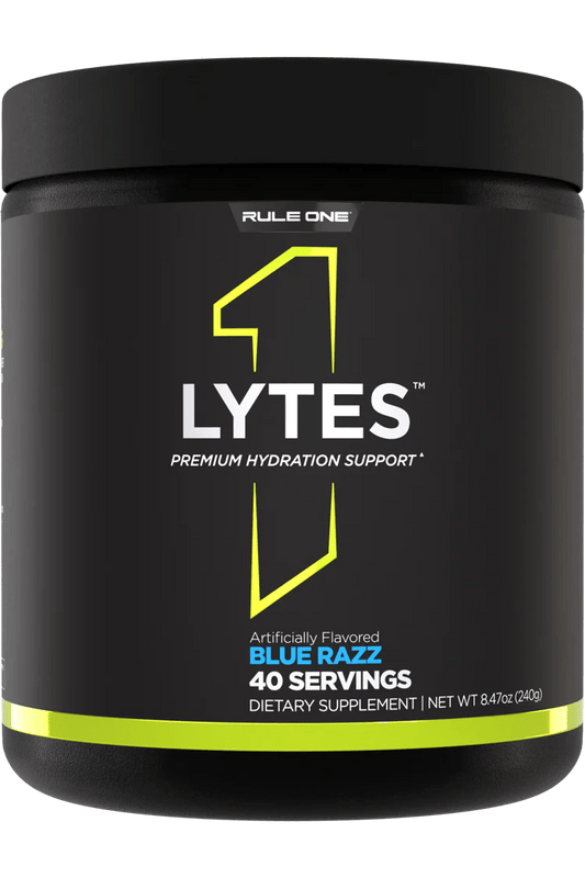 Rule 1 - Lytes - Blue Razz 40serv - Electrolytes - Animal Supps | Sports Nutrition & Supplement Store | Vineland, NJ