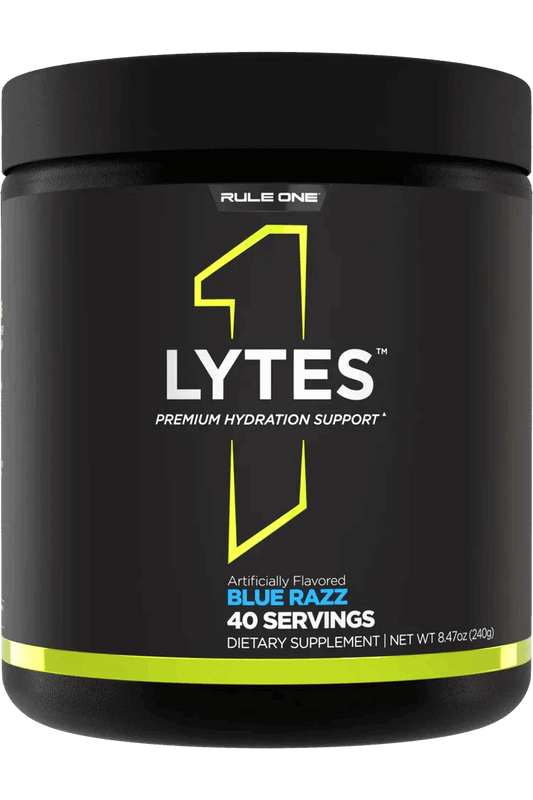 Rule 1 - Lytes - Blue Razz 40serv - Electrolytes - Animal Supps | Sports Nutrition & Supplement Store | Vineland, NJ