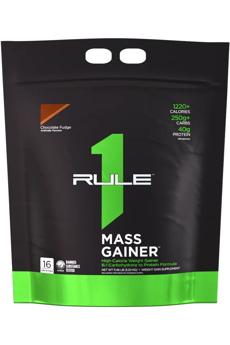 Rule 1 - Mass Gainer - Chocolate Fudge 16serv - Mass Gainer - Animal Supps | Sports Nutrition & Supplement Store | Vineland, NJ