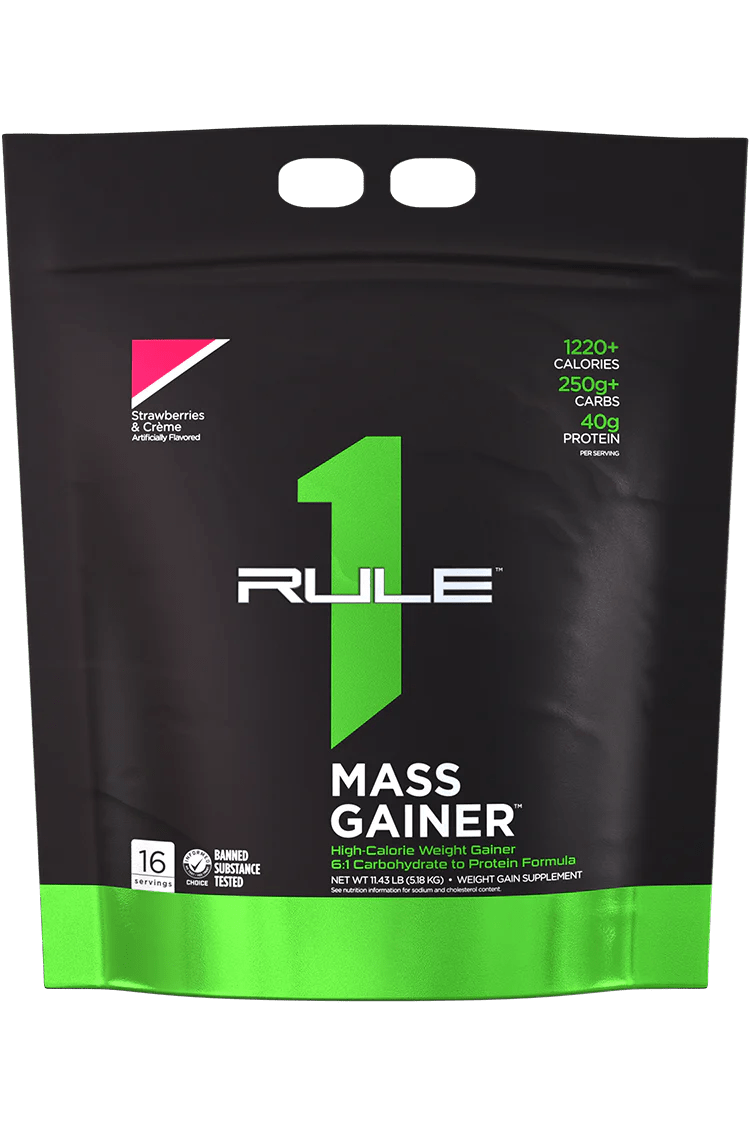 Rule 1 - Mass Gainer - Strawberries & Cream 16serv - Mass Gainer - Animal Supps | Sports Nutrition & Supplement Store | Vineland, NJ