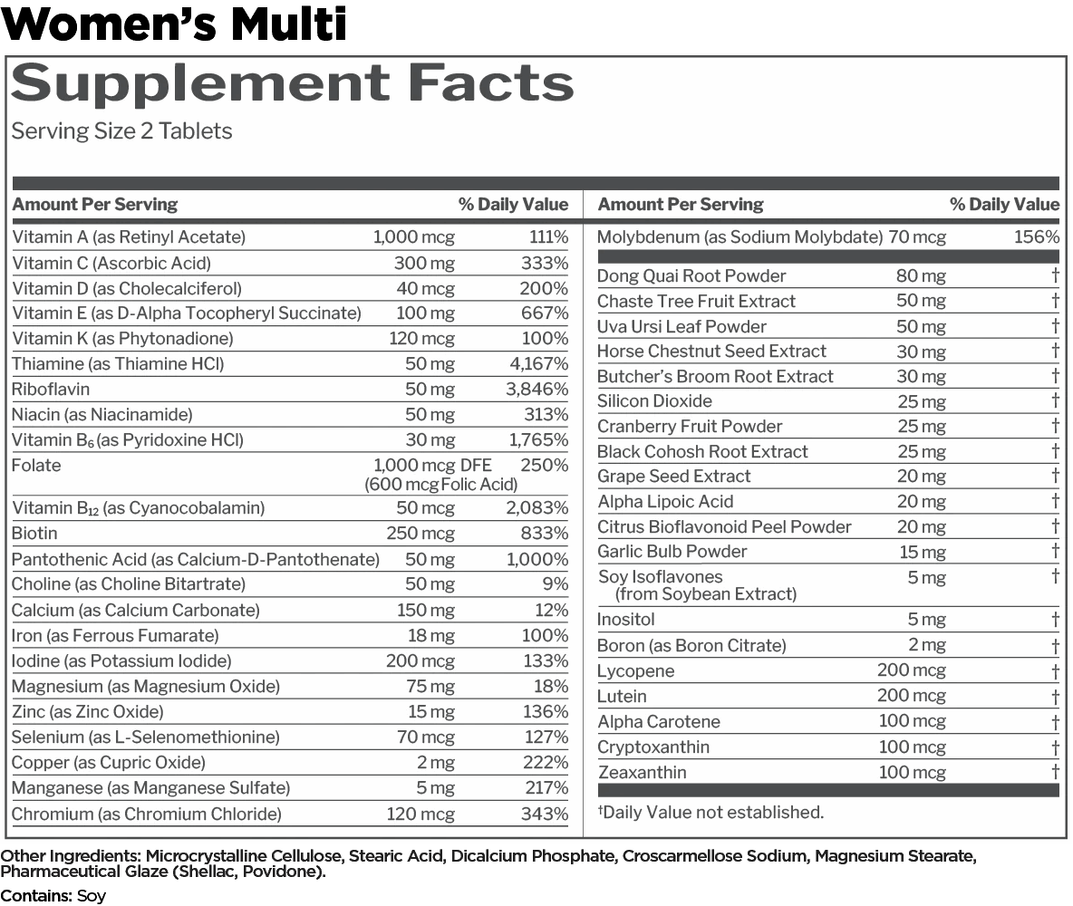 Rule 1 - Women's Multi Vitamin - Multi Vitamin - Animal Supps | Sports Nutrition & Supplement Store | Vineland, NJ