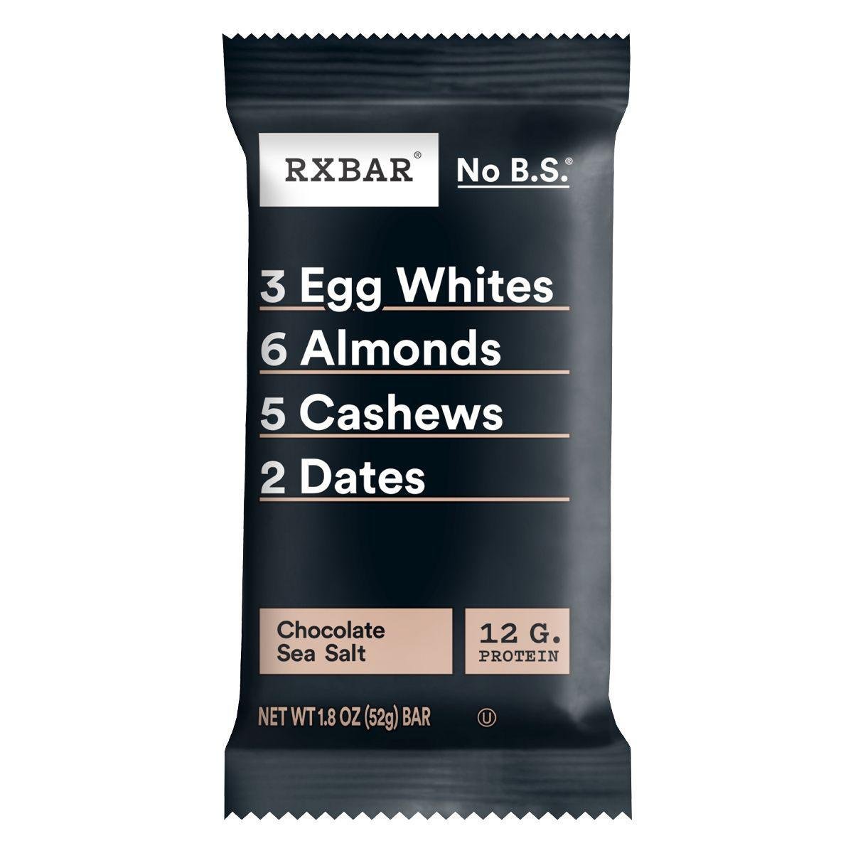 RXBAR - Chocolate Sea Salt Single - Food & Snacks - Animal Supps | Sports Nutrition & Supplement Store | Vineland, NJ