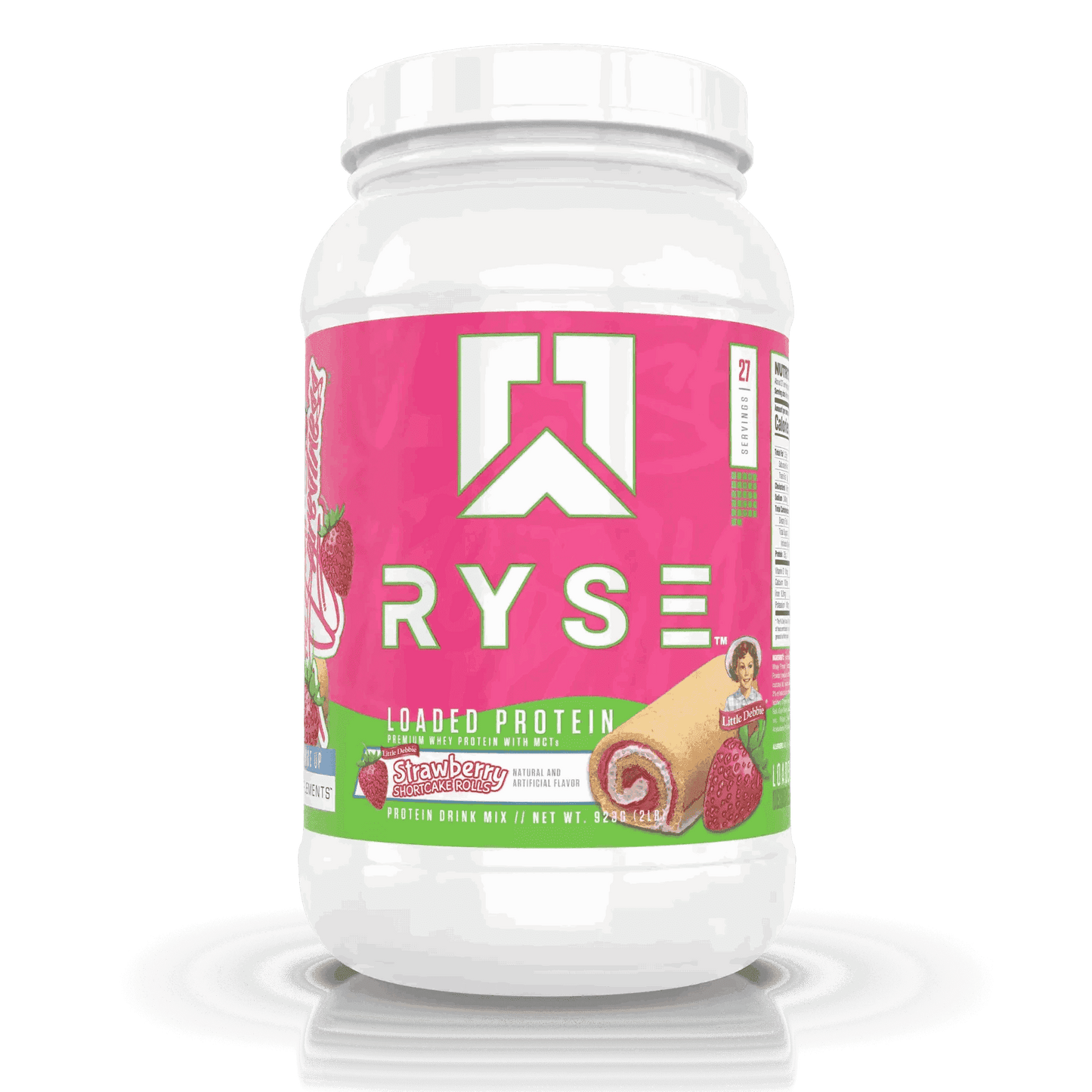 Ryse - Loaded Protein - Little Debbie® Strawberry Shortcake Rolls 27serv - Protein - Animal Supps | Sports Nutrition & Supplement Store | Vineland, NJ