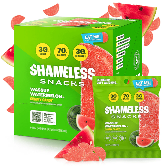 Shameless Snacks - Wassup Watermelon Single - Food/Snacks - Animal Supps | Sports Nutrition & Supplement Store | Vineland, NJ