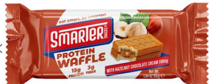 Smarter - Protein Waffle - Hazelnut Chocolate Single - Food/Snacks - Animal Supps | Supplement, Sports Nutrition, and Vitamin Shop | Vineland NJ
