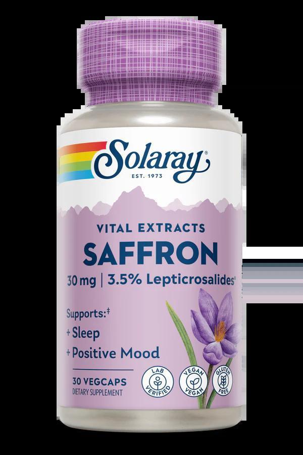 Solaray - Affron Saffron Extract - 60caps - Vitamin & Mineral -Animal Supps | Supplement, Sports Nutrition, and Vitamin Shop | Vineland NJ