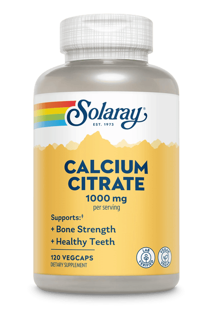 Solaray - Calcium Citrate - 120ct - Vitamin & Mineral - Animal Supps | Sports Nutrition & Supplement Store | Vineland, NJ