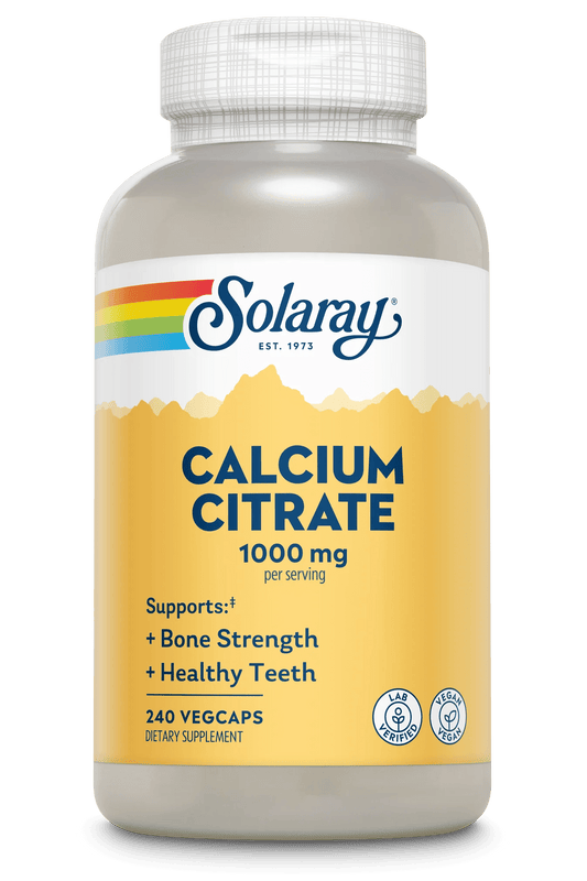 Solaray - Calcium Citrate - 120ct - Vitamin & Mineral - Animal Supps | Sports Nutrition & Supplement Store | Vineland, NJ