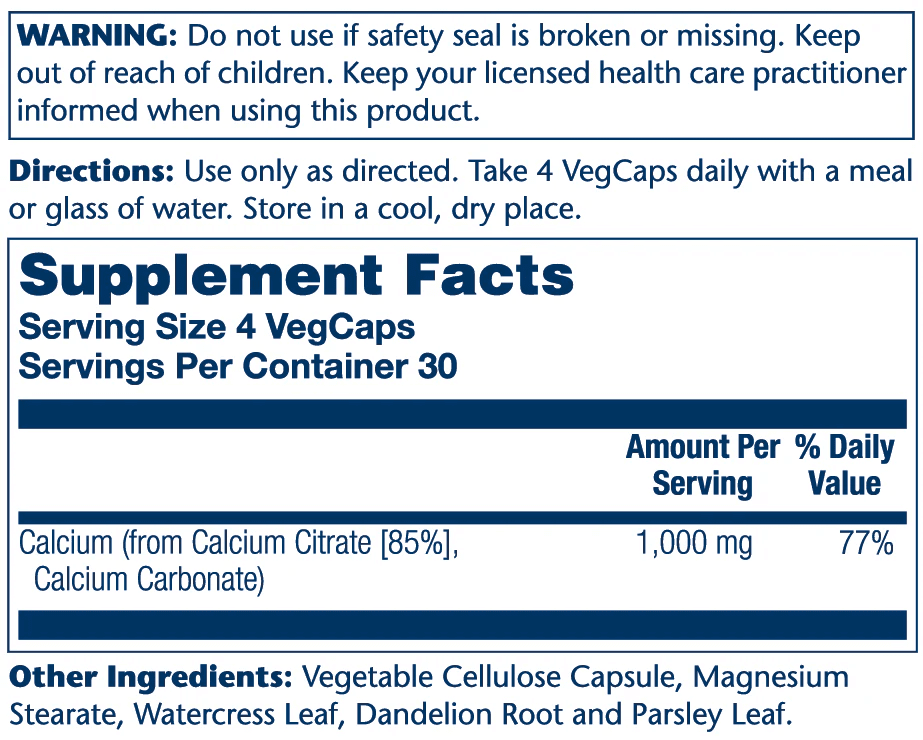 Solaray - Calcium Citrate - 120ct - Vitamin & Mineral - Animal Supps | Sports Nutrition & Supplement Store | Vineland, NJ