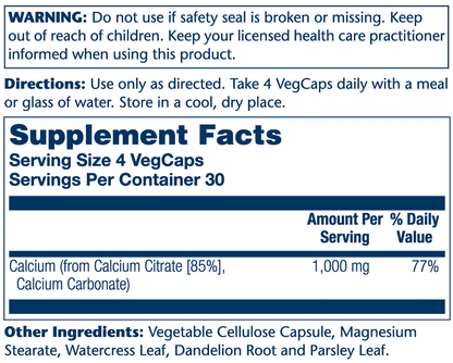 Solaray - Calcium Citrate - 120ct - Vitamin & Mineral - Animal Supps | Sports Nutrition & Supplement Store | Vineland, NJ