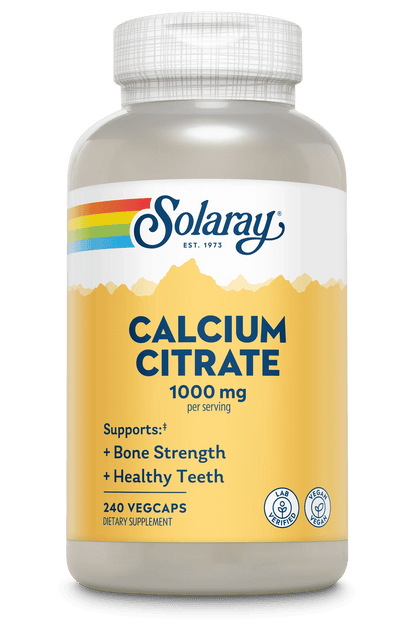 Solaray - Calcium Citrate - 240ct - Vitamin & Mineral - Animal Supps | Sports Nutrition & Supplement Store | Vineland, NJ