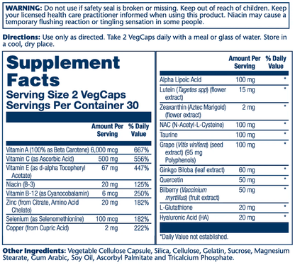 Solaray - Eyes Complete - 60ct - Herbal Supplement - Animal Supps | Sports Nutrition & Supplement Store | Vineland, NJ