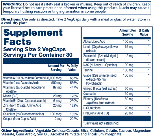Solaray - Eyes Complete - 60ct - Herbal Supplement - Animal Supps | Sports Nutrition & Supplement Store | Vineland, NJ