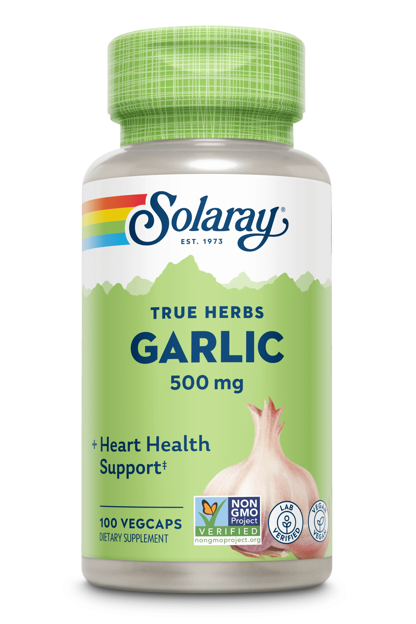 Solaray - Garlic Bulb - 100ct 500mg - Herbal Supplement - Animal Supps | Sports Nutrition & Supplement Store | Vineland, NJ
