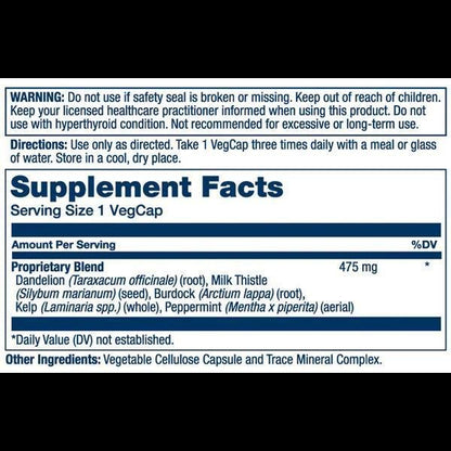 Solaray - Liver Blend - 100caps - Vitamin & Mineral -Animal Supps | Supplement, Sports Nutrition, and Vitamin Shop | Vineland NJ
