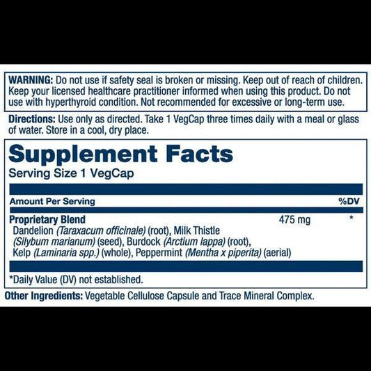 Solaray - Liver Blend - 100caps - Vitamin & Mineral -Animal Supps | Supplement, Sports Nutrition, and Vitamin Shop | Vineland NJ
